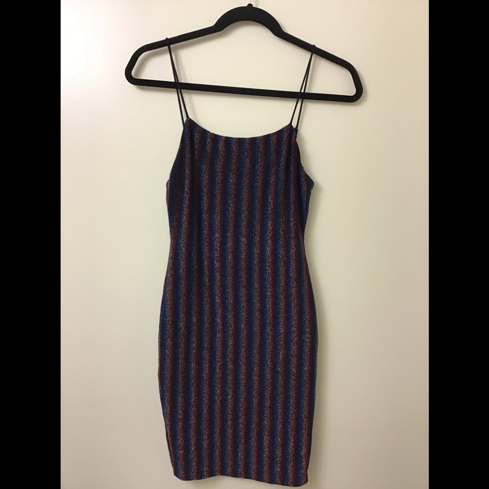 G by Guess Spaghetti strap multicolor dress